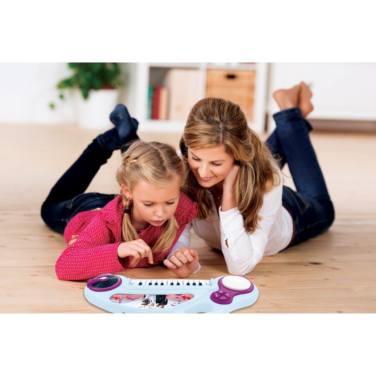 LEXIBOOK Frozen Electronic piano for children with light effects microphone, drums, built-in speaker, demo tunes, DJ player - Image 4