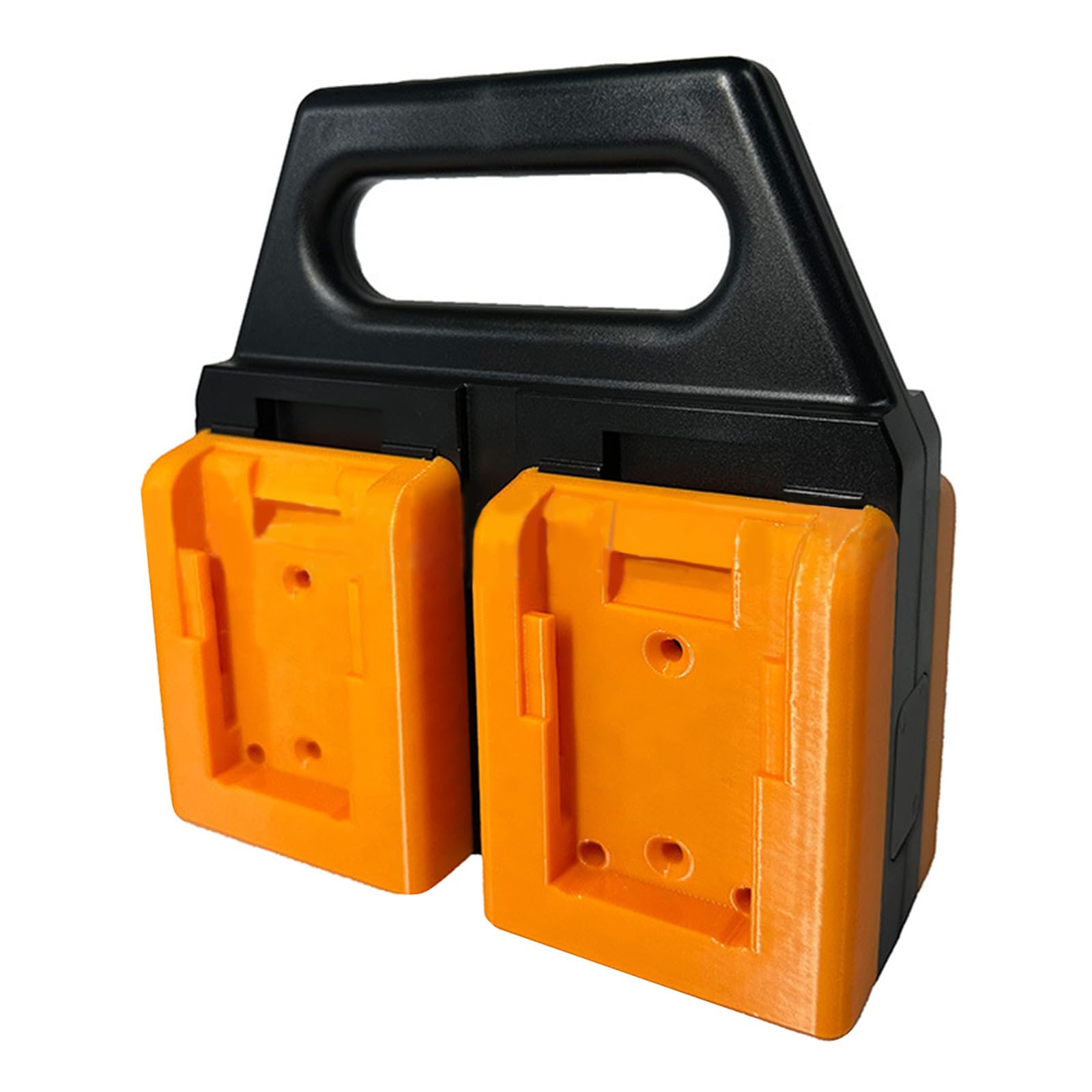 4 Position Battery Organiz Space-Saving ABS Rack with Secure Grip for 18V / 20V Power Tools Space Saving Battery Rack