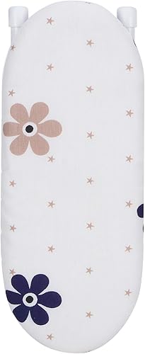 Miniatura 7 de Tabla de planchar resistente de 10.2 pulgadas de largo x 4.3 pulgadas de ancho con base de metal de malla y cubierta 100% algodón para colgar,