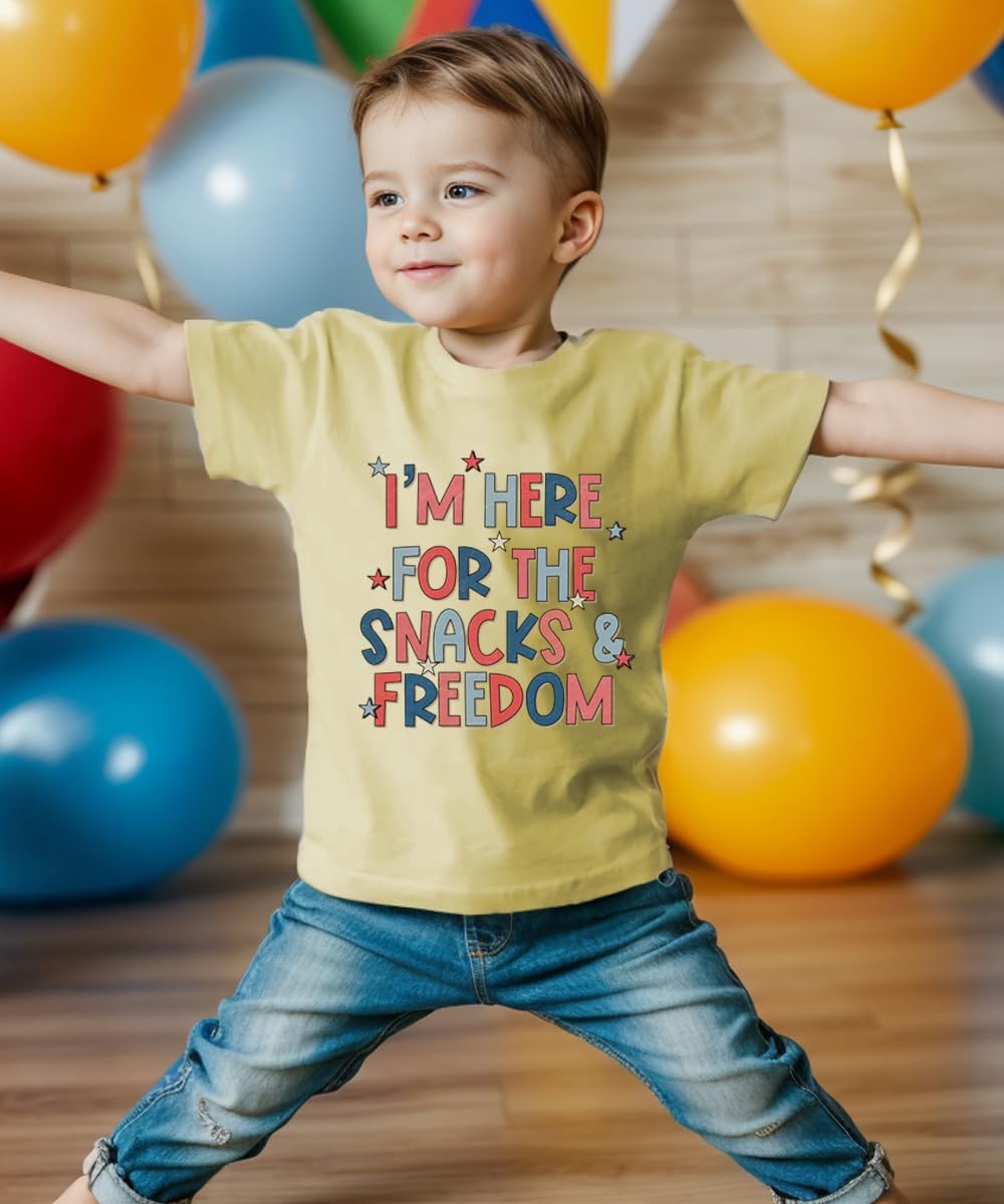 Boys 4th of July Shirt American Flag T-Shirts for Kids Toddler Patriotic Tee Tops Girls Independence Day Outfit 1-7 Years - Image 6