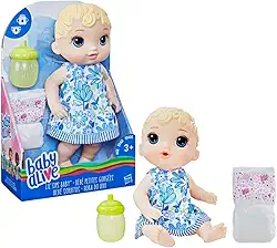 Baby Alive, Boneca Bebê Hora do Xixi Loira, Cores Variadas