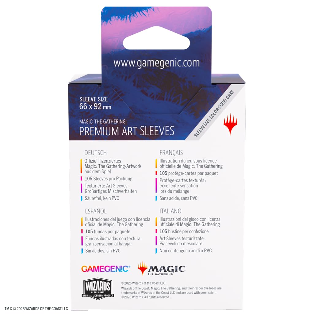 Sleeves: Magic: The Gathering - Lorwyn Eclipsed: Art Sleeves: Design E (105) - Accessories - TCG Supplies - Protect Your Cards in Style with These Premium-Quality - Made by Asmodee - 2