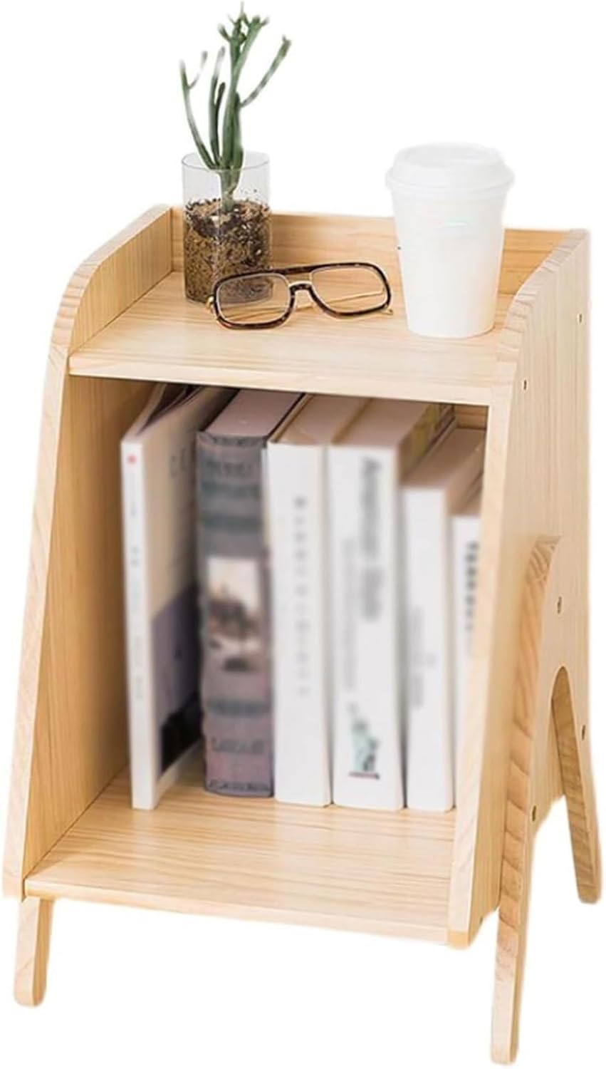 Aimery Office End Table Simple Bedside Table, Large Capacity Sofa Side Table, Storage Coffee Table for Bedroom Study Lounge, Stable End Table