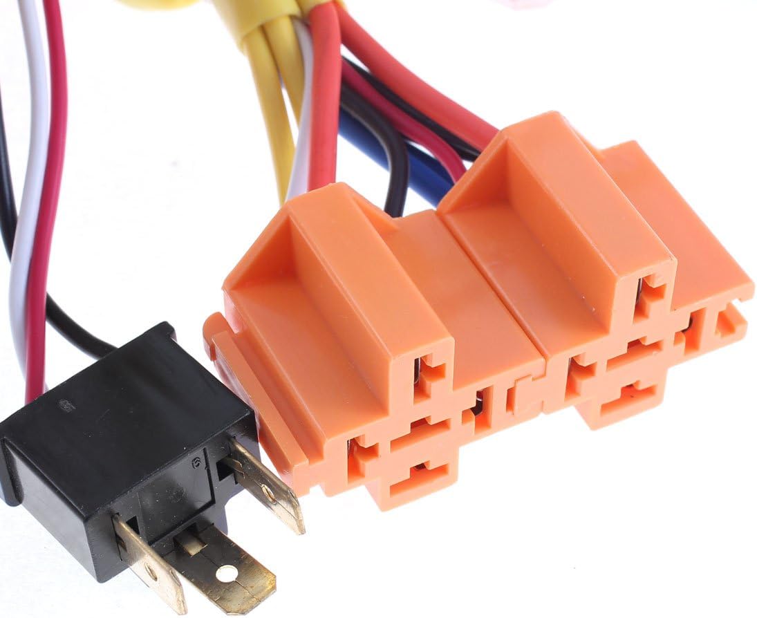 H4 DC 12V 90W Headlamp Light Cable Relay Kit
