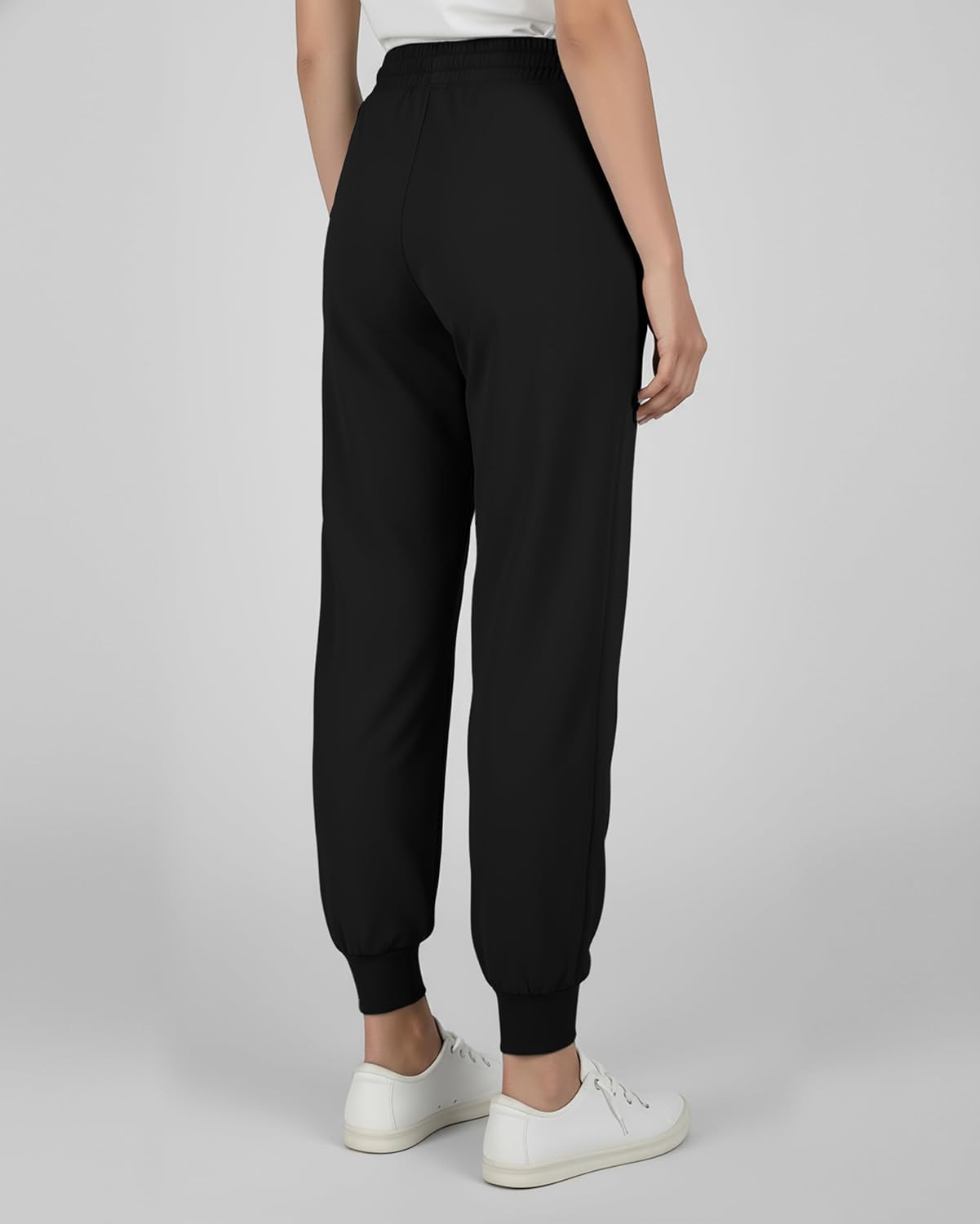 Real Essentials 3 Pack: Girls' Dry-Fit Jogger Sweatpants - Kids Teens Running Athletic Pants with Pockets (Sizes: 4-16) - Image 6