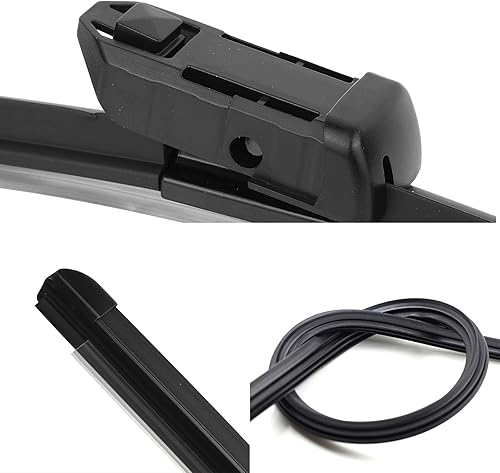 Miniatura 2 de Limpiaparabrisas de silicona de alta calidad de 24 pulgadas + 17 + 13 pulgadas, para todas las estaciones, duradero y silencioso, apto para GMC