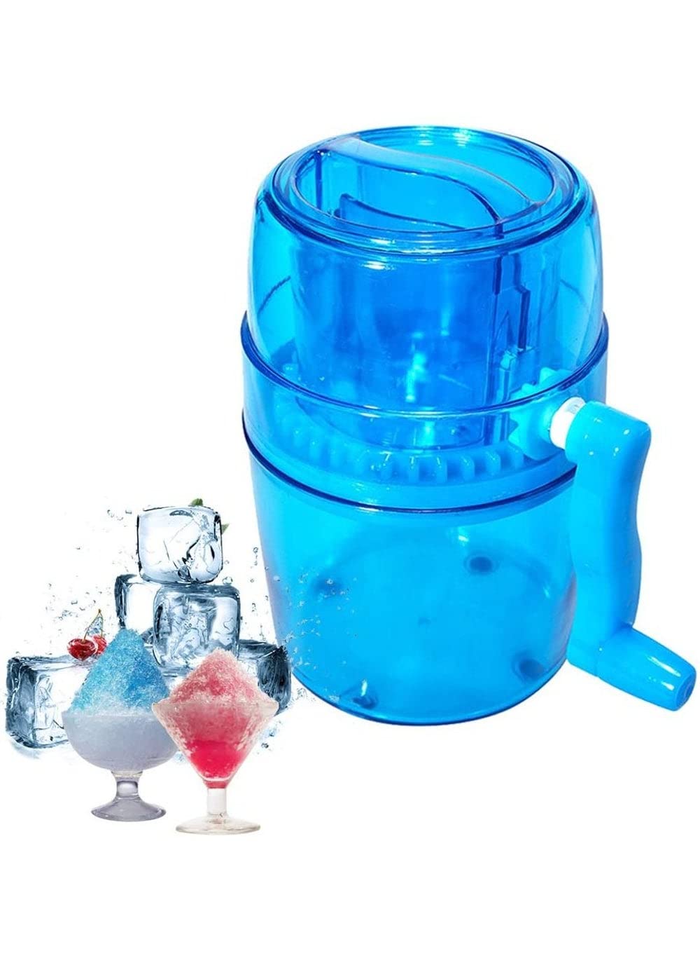 Dubai GalleryIce Shaver And Snow Cone Machine, Household Mini Hand Crank Manual Ice Crusher Ice Shaver Machine Maker Crash Ice Machine Snow Machine Ice Crusher