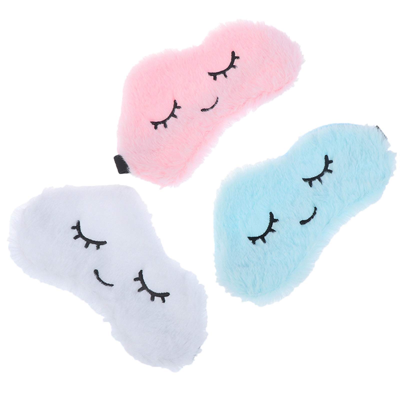PEVSCO Masque pour les yeux masques doux pour les yeux masque nuage pour les yeux yeux cils mignons ombre de sommeil masque pour les yeux aide au sommeil Patch pour les yeux cadeau masques pour dormir