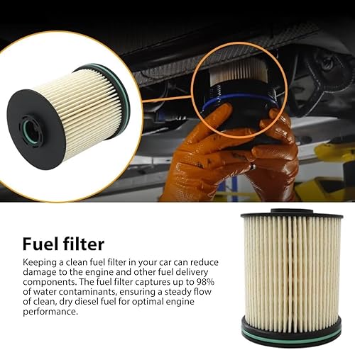 Miniatura 4 de 2Pack TP1015 22937279, 23456595, Fuel Filter wSeals Replacement for Chevrolet Cruze 2017-2019 1.6L 4Cyl L Diesel