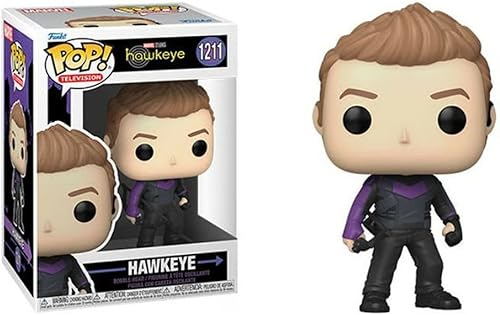 Miniatura 2 de POP Marvel: Hawkeye - Figura de vinilo de Funko Hawkeye (Clint Barton) (paquete con funda protectora de caja compatible)