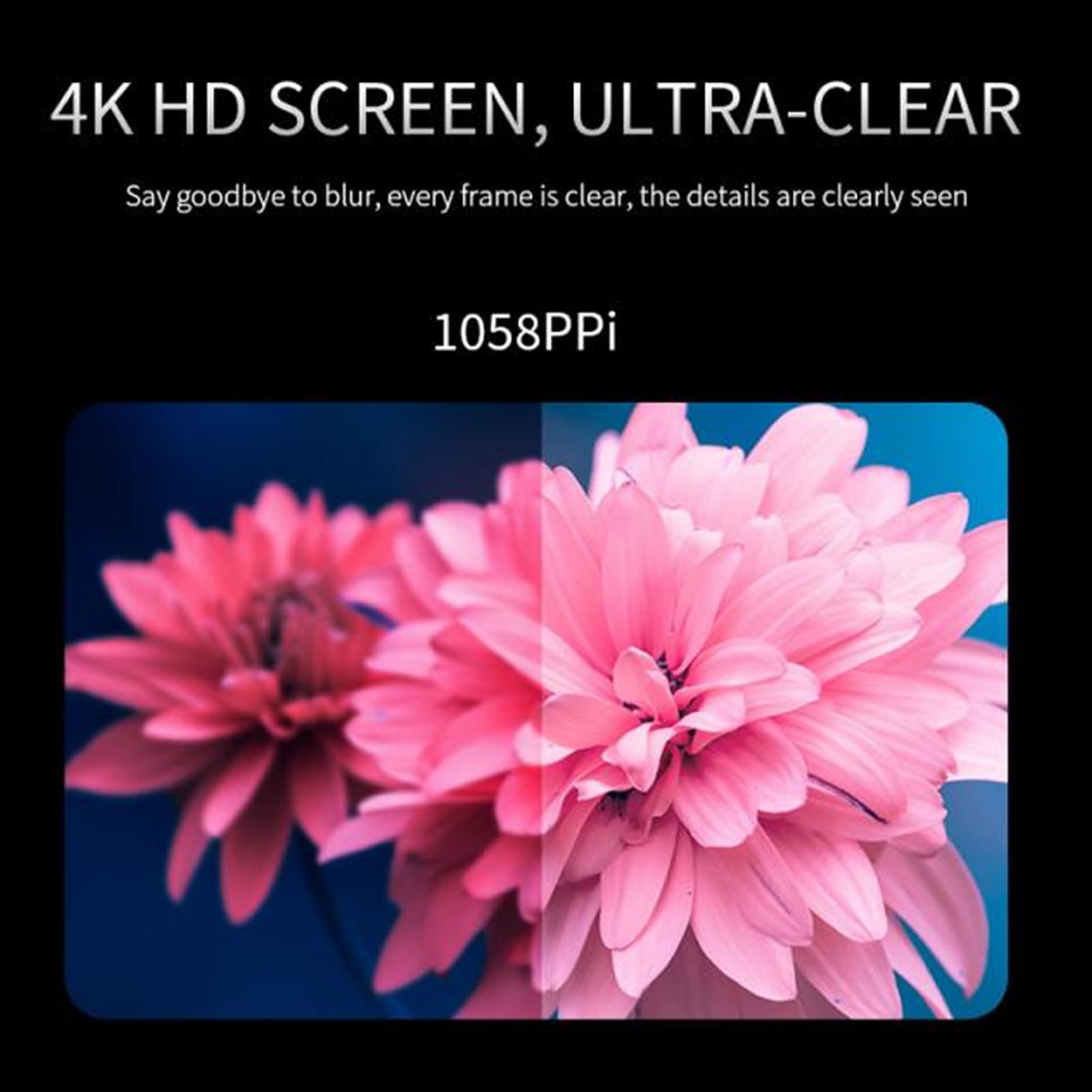 Occhiali VR, Occhiali 3D per Realtà virtuale, Occhiali Intelligenti VR Leggeri Ricaricabili indossabili 3D IMAX con Batteria da 8000 mAh, 4K ~ HD Regolabile, visualizzazione Schermo da 1000 Pollici