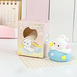 Afiadores de lápis fofos de desenho animado, apontadores manuais interessantes, adequados para casa, escola e material de escritório DJA628-04