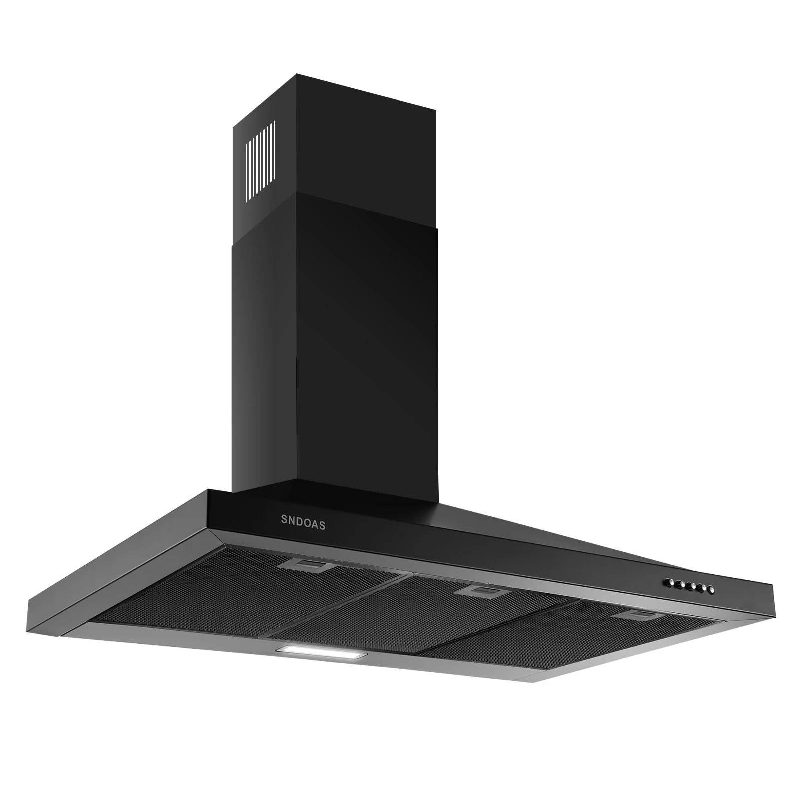 ‚Powerful 36" Kitchen Range Hood with 450 CFM 3 Speeds LED Lights & Permanent Filters ‚¨ Wall Mount Ventilation System-image-46