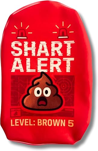 Divertida funda para bolsa de ostomía  Funda para estoma humorística "Shart Alert" para colostomía, ileostomía y urostomía, suave, reutilizable y