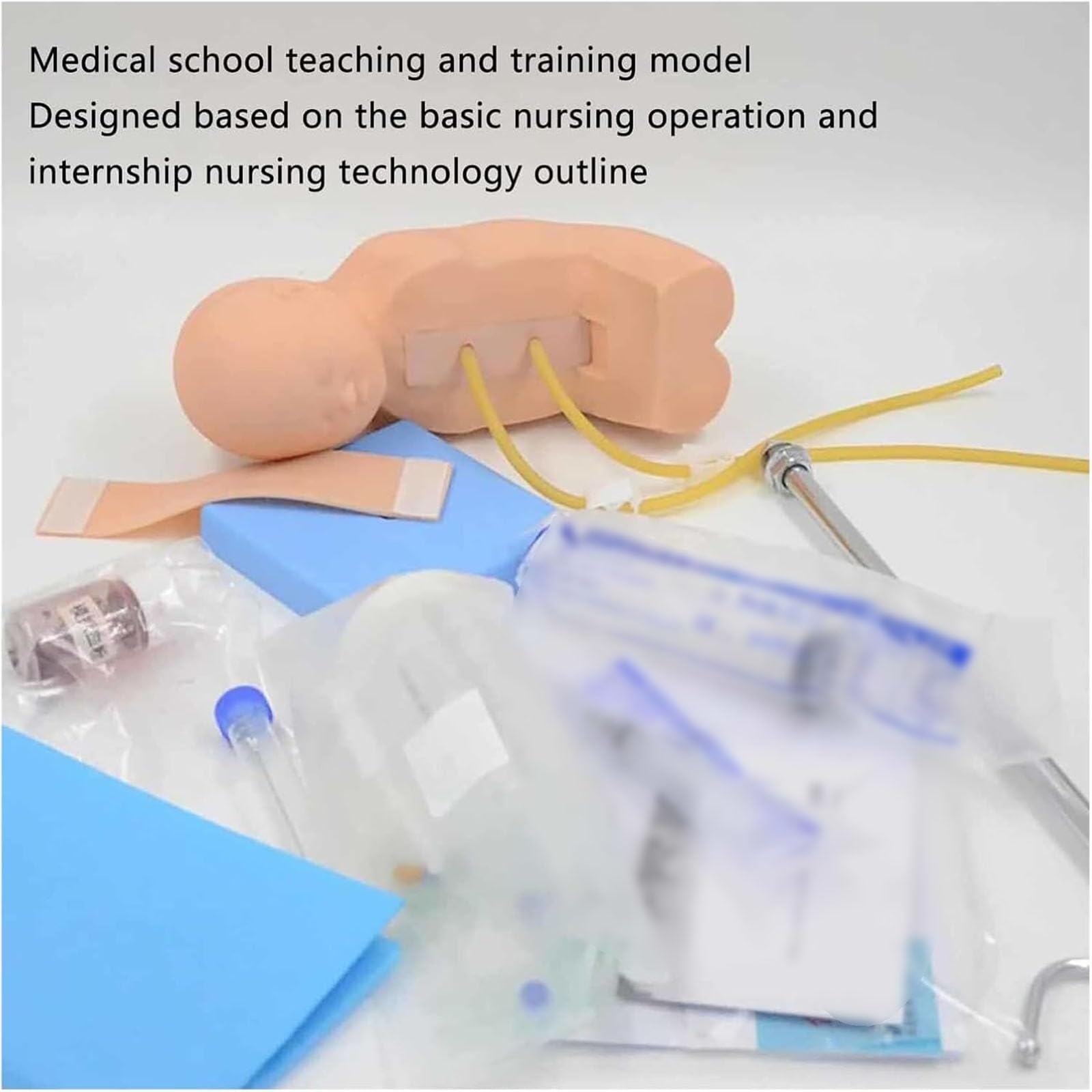 Modello per Puntura Lombare Neonatale, Simulatore Didattico per Laddestramento alla Puntura Lombare, Modello di Simulazione 1:1 per La Valutazione E Laddestramento, per Medici, Infermieri,