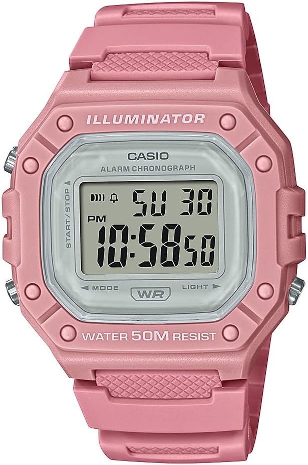 Men's Watch - W-218HC-4AVDF Grey Dial, Pink Band
