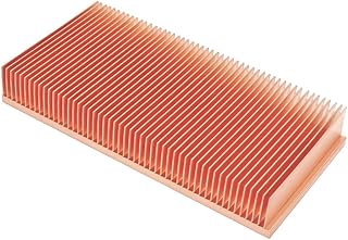 DIY Pure Copper Skiving Fin Heatsink 100x50x15mm/ 3.94x1.97x0.59 inches for Electronic Chip LED Cooling