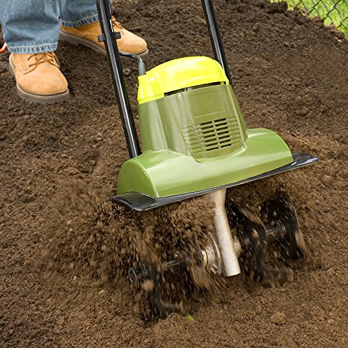 Sun Joe TJ600E Joe 14-Inch 6.5 Amp Electric Tiller/Cultivator, 6.0