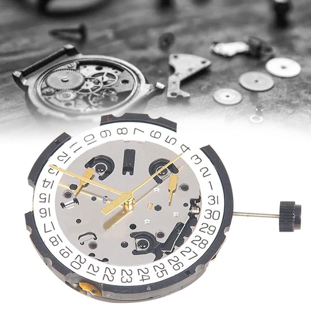 KJSHXYG G10.212 Movement ETA G10.211 Single Calendar 4-Point 6-Pin Quartz Watch Movement Replacement