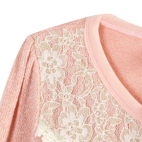 Richie House Girls' Cardigan Sweater with Ruffled Bottom Size 2-8 RH12684