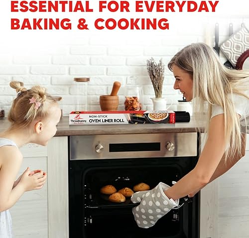 Miniatura 8 de Rollo de revestimiento de teflón para hornos, estufas y parrillas (75 x 17 pulgadas) - Corte personalizado al tamaño y forma necesarias -