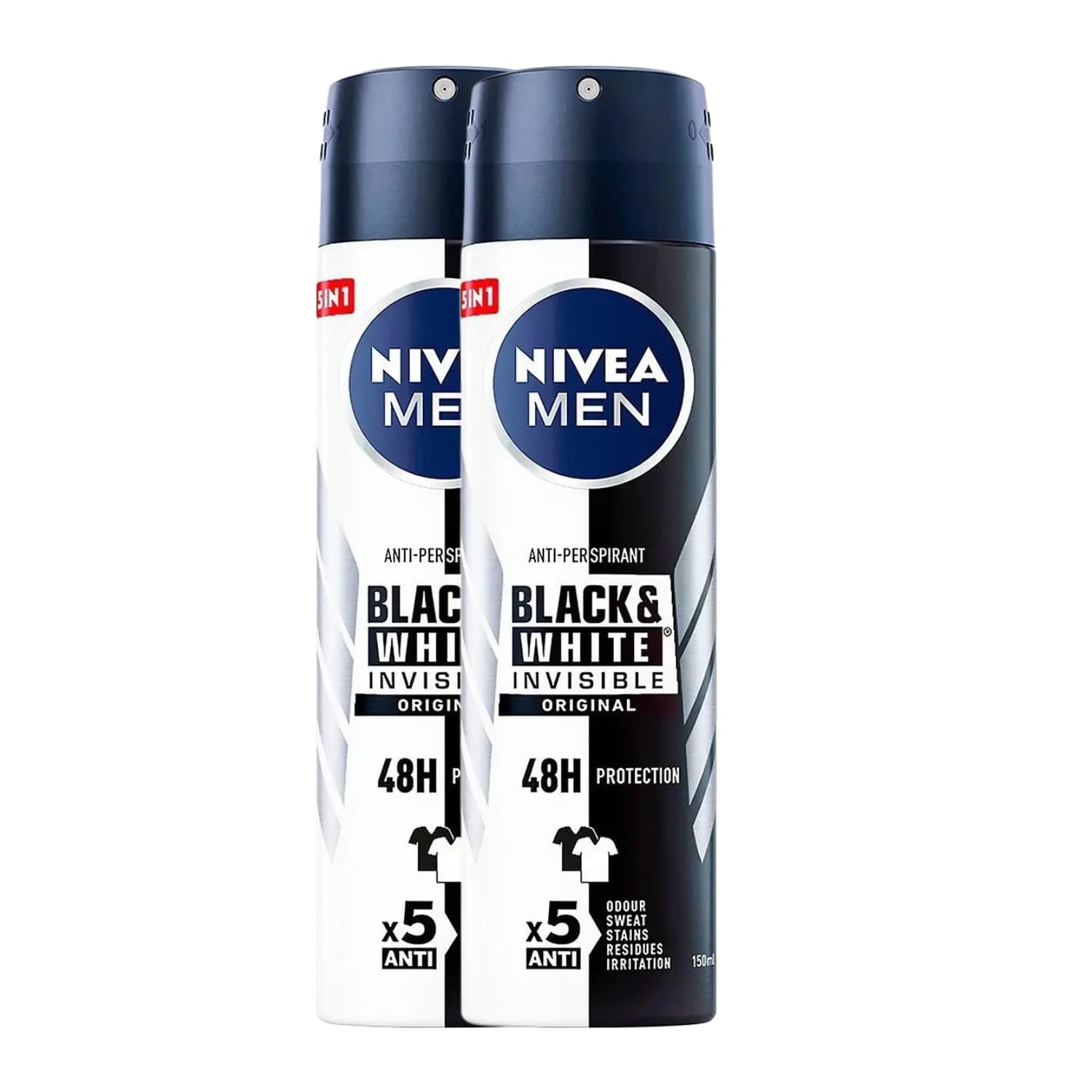 Amazon.com : NIVEA Men Invisible for Black & White Original