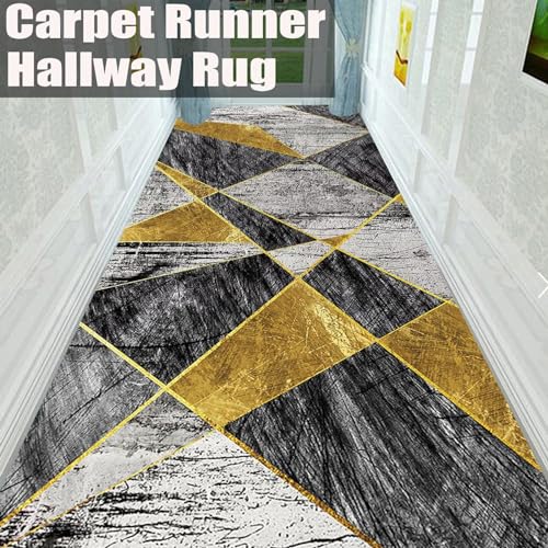 Tapis de couloir antidérapant et lavable 90 x 240 cm pour une sécurité totale