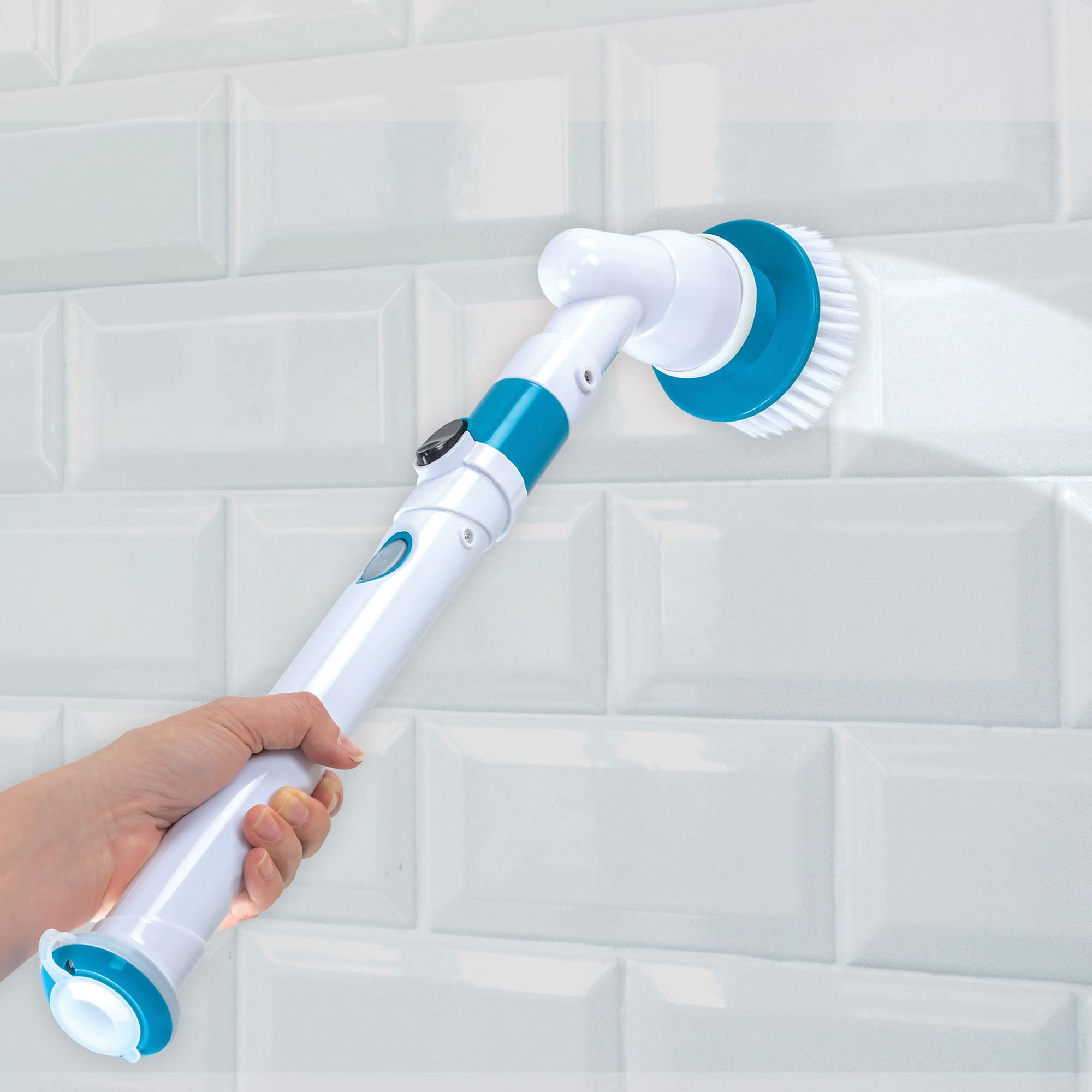 Turbo ScrubRechargeable Scrubber with Extension Wand