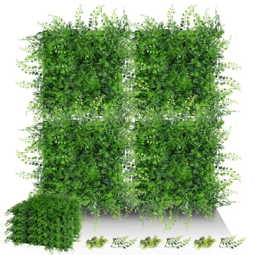 10'x10' Artificial Hedge Grass Wall, Greenery Wall Backdrop, UV...