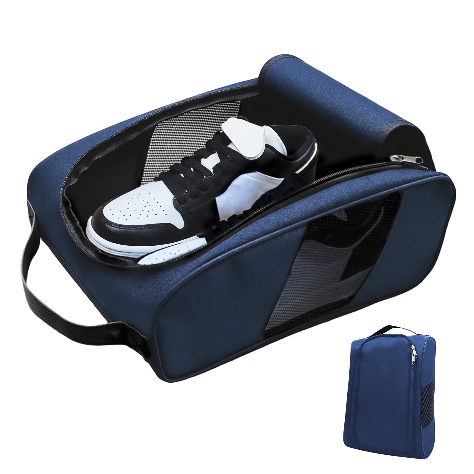 Borsa porta scarpe da golf Uomo,Trasportino unisex con cerniera, impermeabile e portatile - per Sacche da Golf | Per bowling, calcio, basket, palestra, sport, viaggi, esterni, auto,