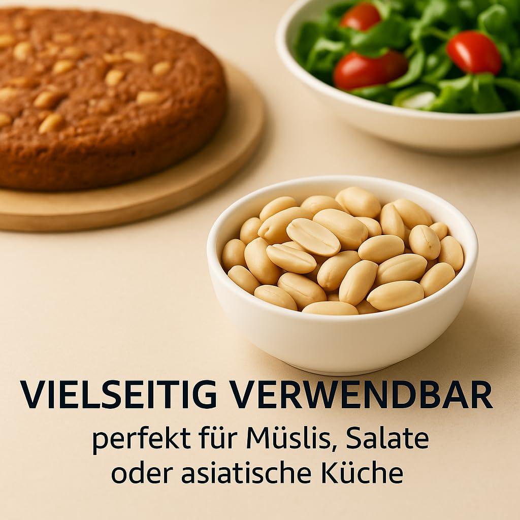 Cacahuetes tostados sin sal sin aceite natural sin cáscara 5 kg vegano snack