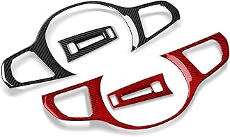 T-carbon Steering Wheel Frame Cover Trim Fits BMW 1-7Series X3 X5 X6 X7 I4 Z4 M3 M4 M5 M8 XM X3M X4M X5M X6M 2024;Fits BMW G20 G21 G22 G26 G29 G30 G32 G42 F44 F90 F95 F96 Glass Fiber Accessories