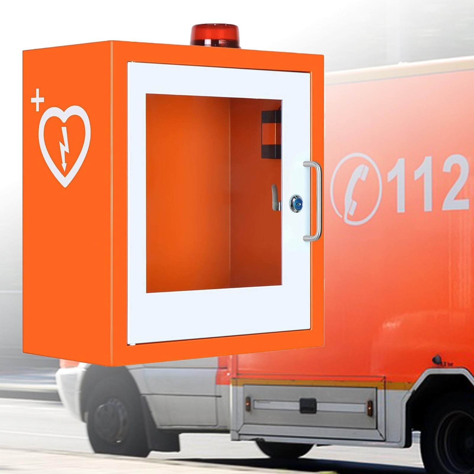 Défibrillateur armoire de rangement AED avec clé de sécurité