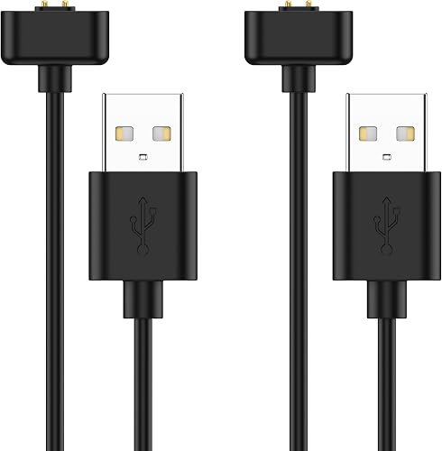 Wanme for Amazfit Band 7 Charger Cable, 2 Pack Replacement Charging Cable Magnet