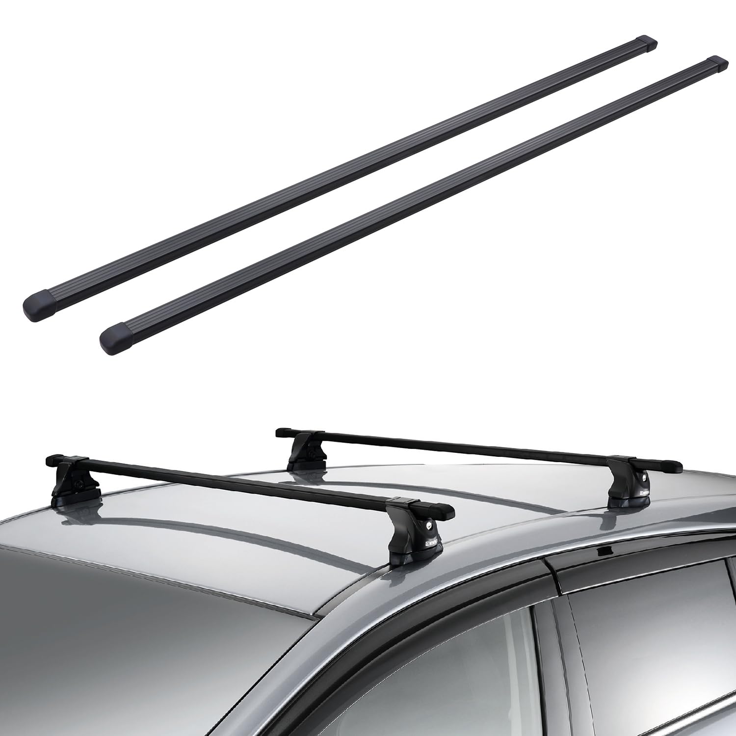 Amazon.com : INNO IN-B107A Square Cross Bars for Rooftop Racking