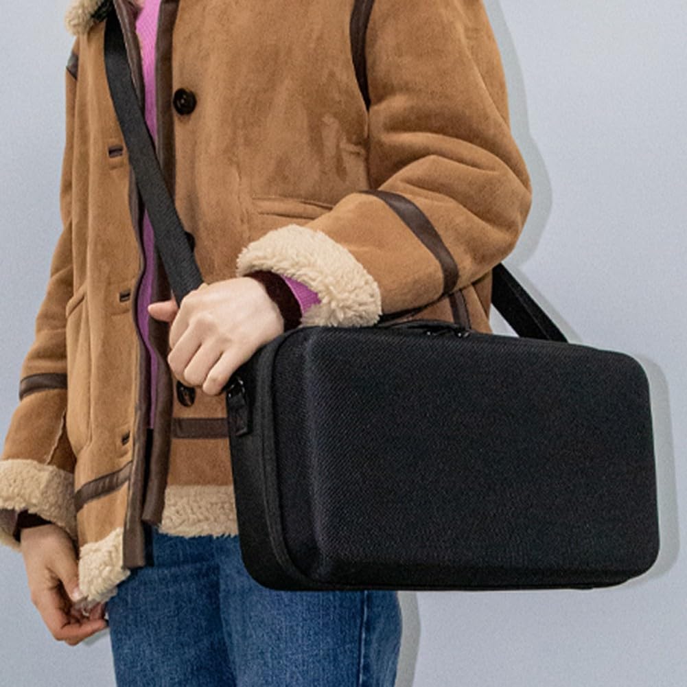 Custodia antiurto in EVA per HP per officejet 250, custodia rigida portatile con ampio spazio per accessori, protezione da viaggio nera 38 x 20 x 13 cm