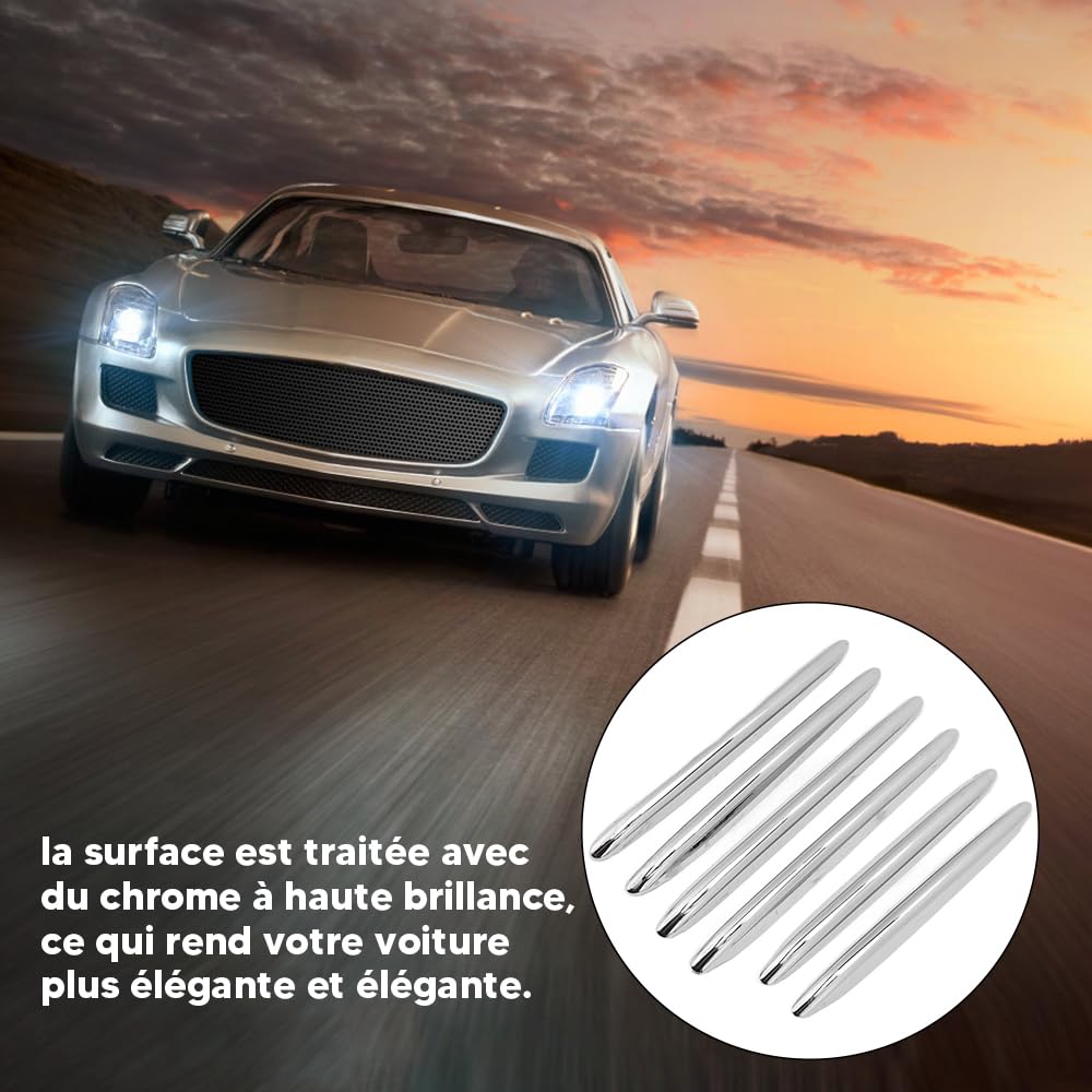 Bande De Calandre, Décoration Extérieure Élégante De Calandre Auto-Adhésive Pour Voiture Pour Le Remplacement De Véhicule Pour La Classe R172 SLK 2011-2019