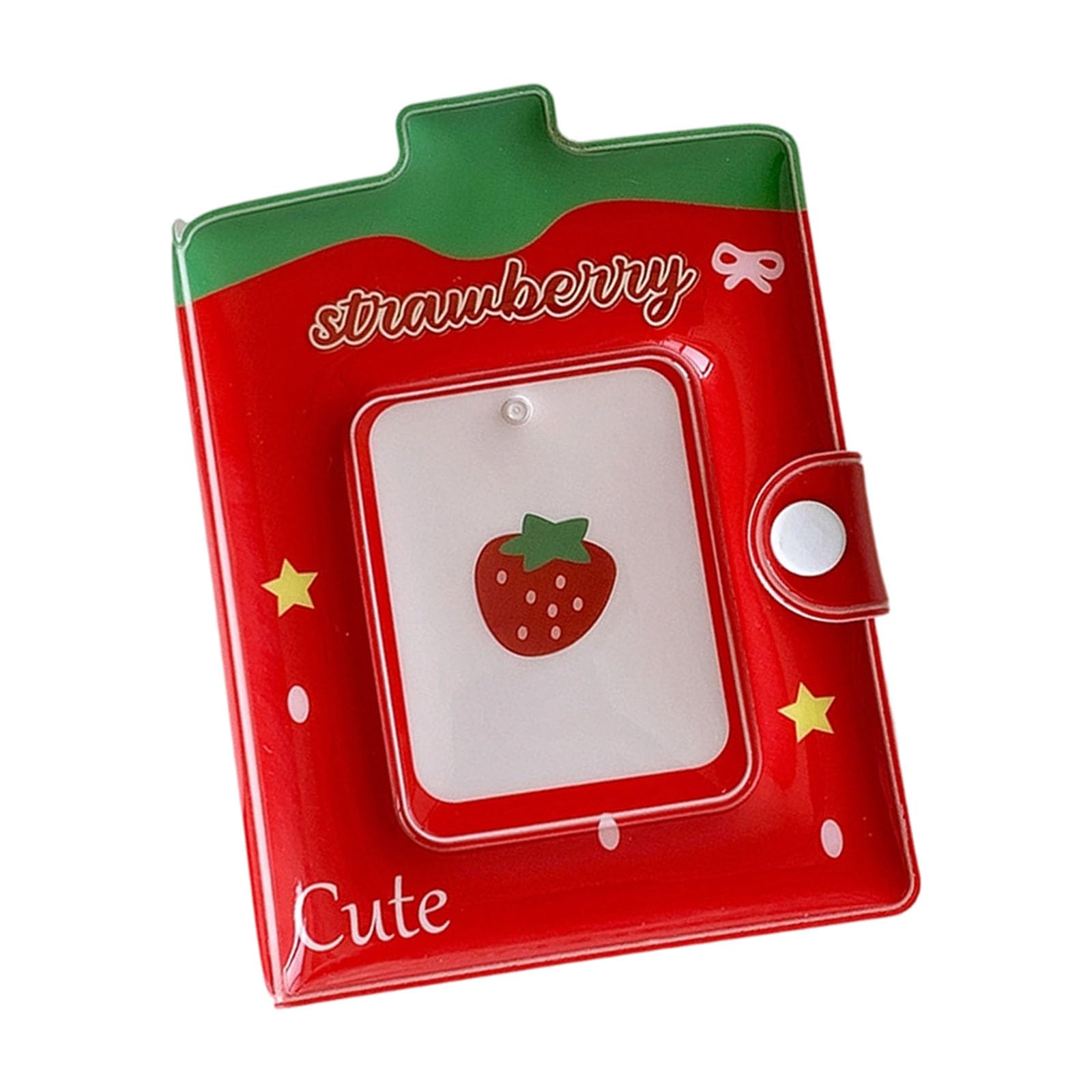 Alloneslife Red Photocard Binder Album, Minis Photo Album With Hanging Hole Photocard Binder, Card Book Holder For Collectings Card Book Holder With Hanging Hole