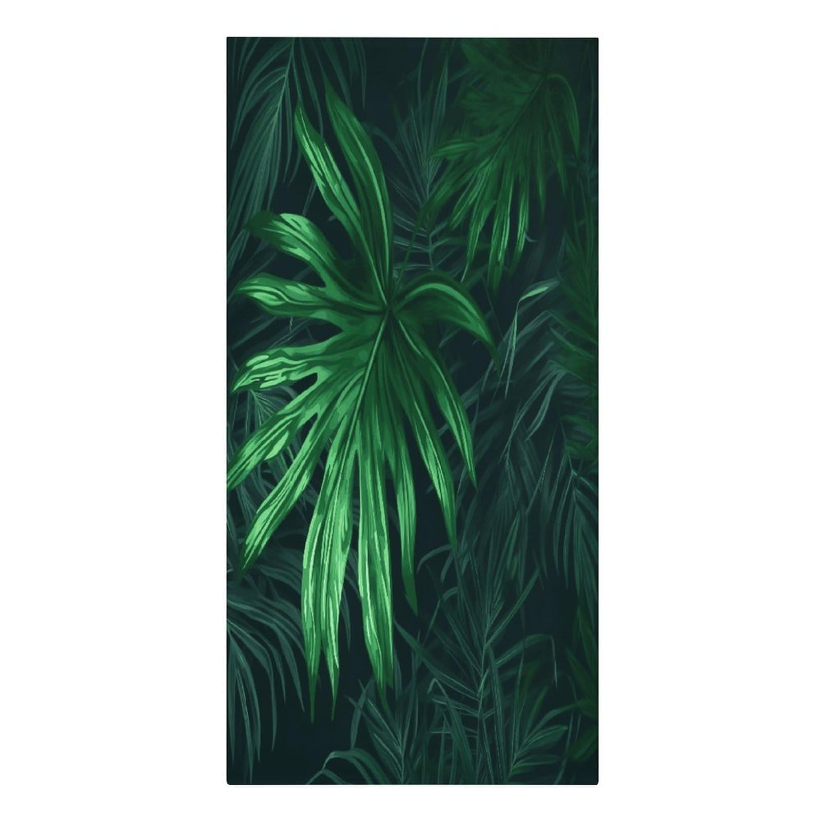 VstaDank Green Tropical Jungle Plant Beach Towel Microfiber Oversized Beach Blanket Super Absorbent Soft Pool Bath Towel Sand Free Quick Dry Travel Towels Gifts for Yoga Sports Adults 30" X 61"