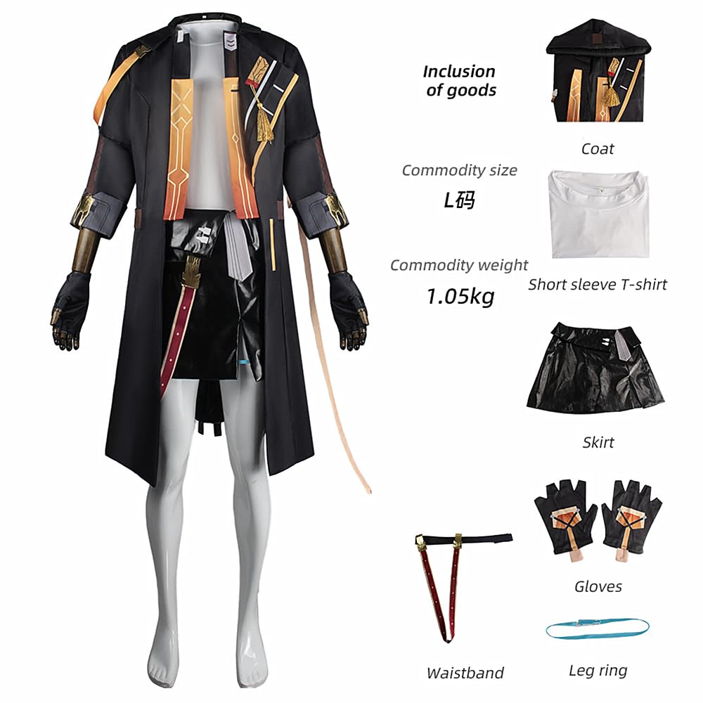 Charous Spiel Honkai:Star Rail Cosplay Trailblazer Kostüm,Frauen Valiant Uniform Anzug Für Spiel Ausführen Cosplay