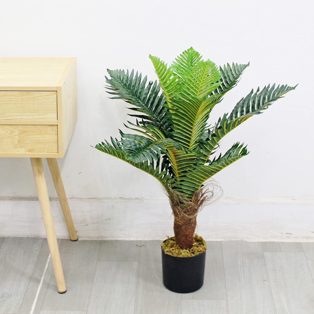 Decovego Palmier Fougère Plante Artificielle Artificiel 65cm