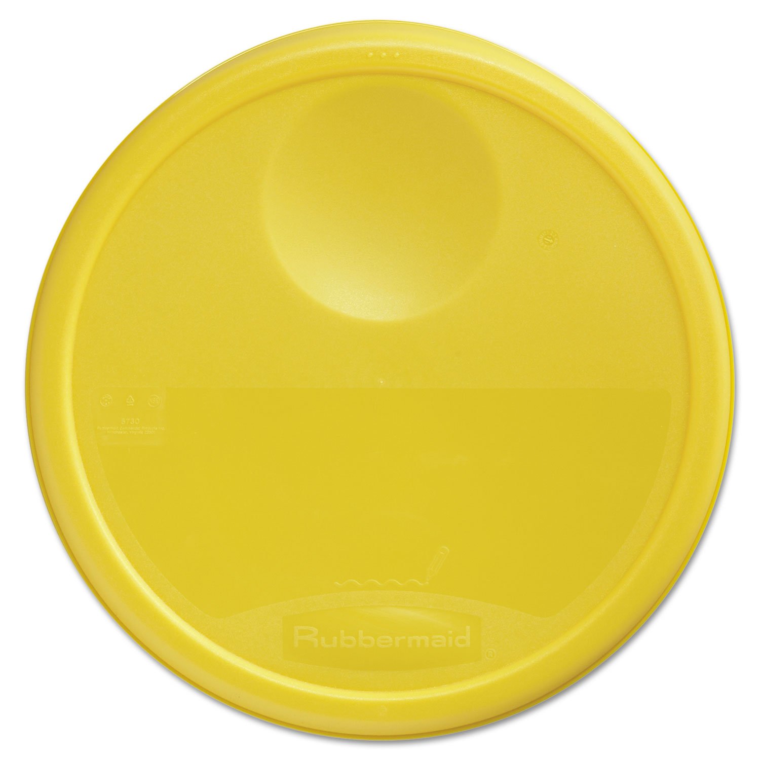 Photo 1 of Rubbermaid Commercial Food Storage Lid, Fits 12-22 Qt. Containers, Clear