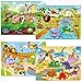Puzzles for Kids Ages 4-8 Year Old 60 Piece Colorful Wooden Puzzles for Toddler Children Learning Educational Puzzles Toys for Boys and Girls (4 Puzzles)
