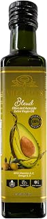 Villacados Extra Virgin Avocado & Olive Oil Blend - 100% Pure Cold Pressed Unrefined, Keto Vegan Cooking Oil for Frying Grilling Dressings 8.5oz