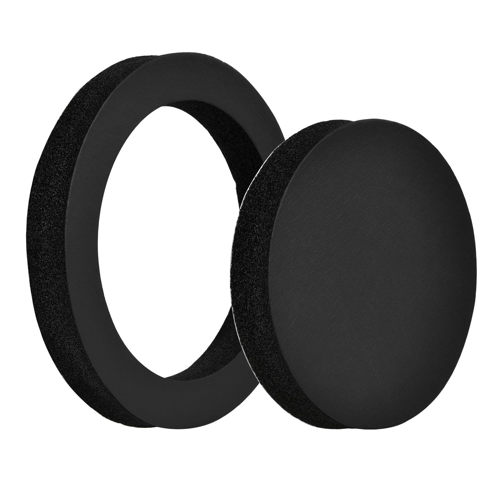 4 Pcs 6.5" Kit de système de Haut-Parleur Universel en Mousse de Voiture,éponge Auto-adhésive Mousse de Haut-Parleur de Voiture à Rebond élevé,Anneau Tampon en Coton insonorisé