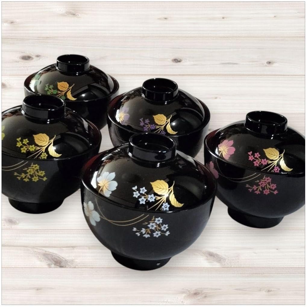 値下げ、未使用！象彦 吸物椀 漆器 京都 うるし塗装 お椀 日本食器 5