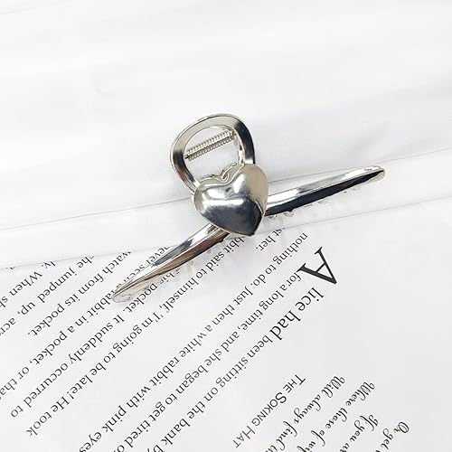 Miniatura 6 de 6 pinzas de metal para el cabello, con diamantes de imitación de rosa, garra para el cabello, mariposa, antideslizante, fuerte sujeción para el