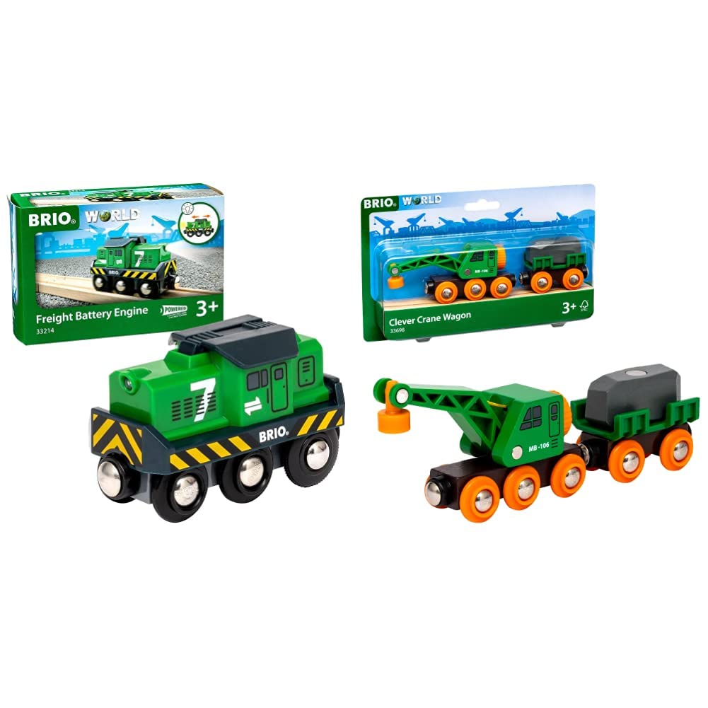 Clever Crane Wagon Brio Train Crane Brio World Freight Engine