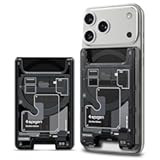 for MagSafe Wallet&comma; Holds 3 Cards&comma; Compatible with iPhone 17&sol;16&sol;15&sol;14&sol;13&sol;12&comma; Pixel 10 Series&comma; MagSafe-Case&comma; and Pixelsnap&comma; Transparent Card Holder - Zero One Black