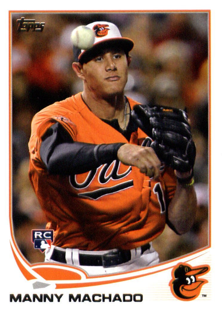 Amazon.com: 2013 Manny Machado 2013 Topps MLB Baseball Mint Rookie